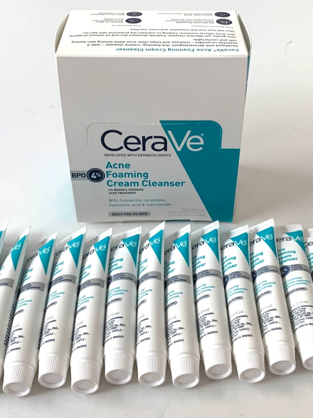 CeraVe Acne Foaming Cream Cleanser Lot of 15. .34 fl oz